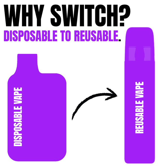 switch from disposable vape to reusable vape