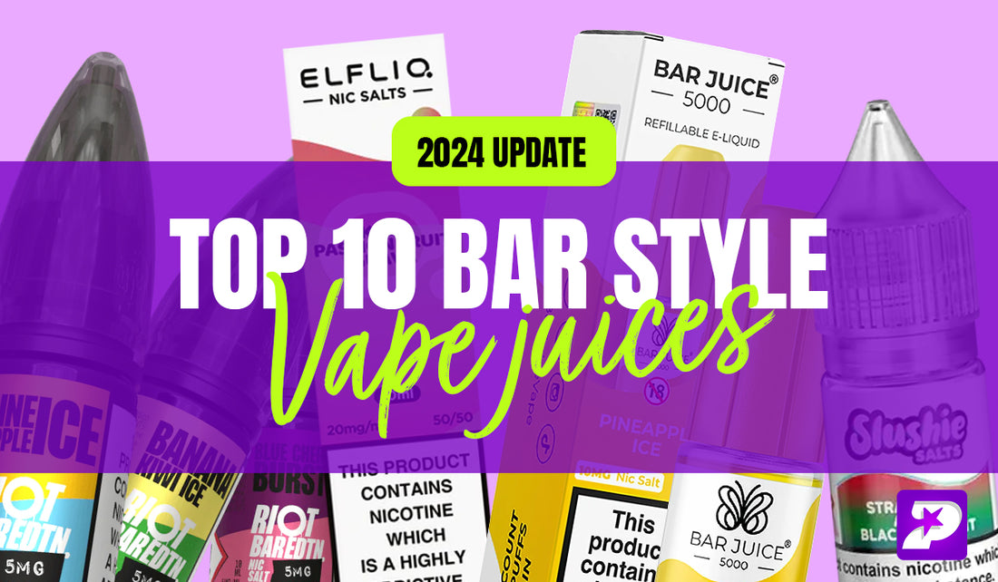 top 10 bar style vape flavours 2025