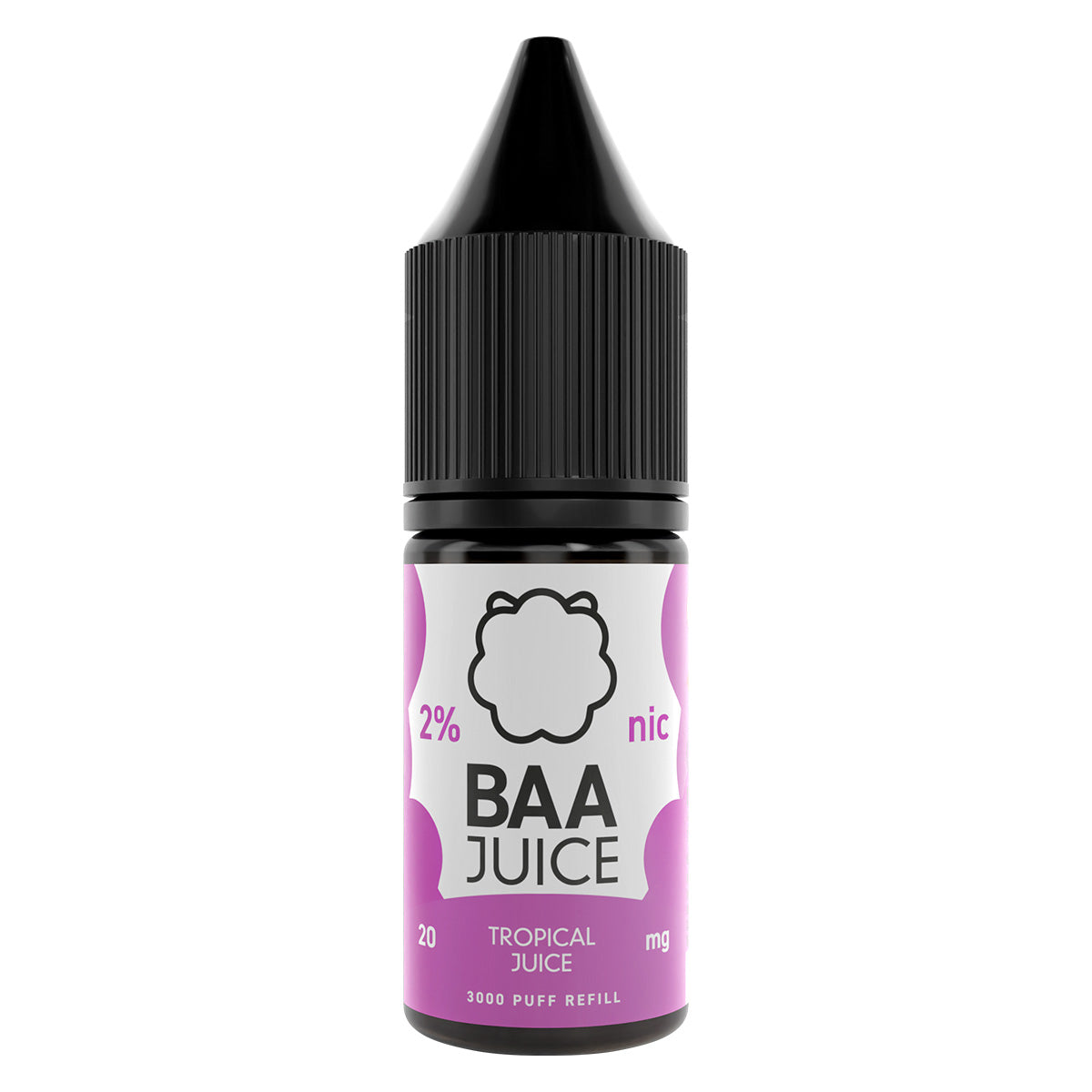 tropical juice 10ml nic salt vape juice by baa juice - prime vapes uk