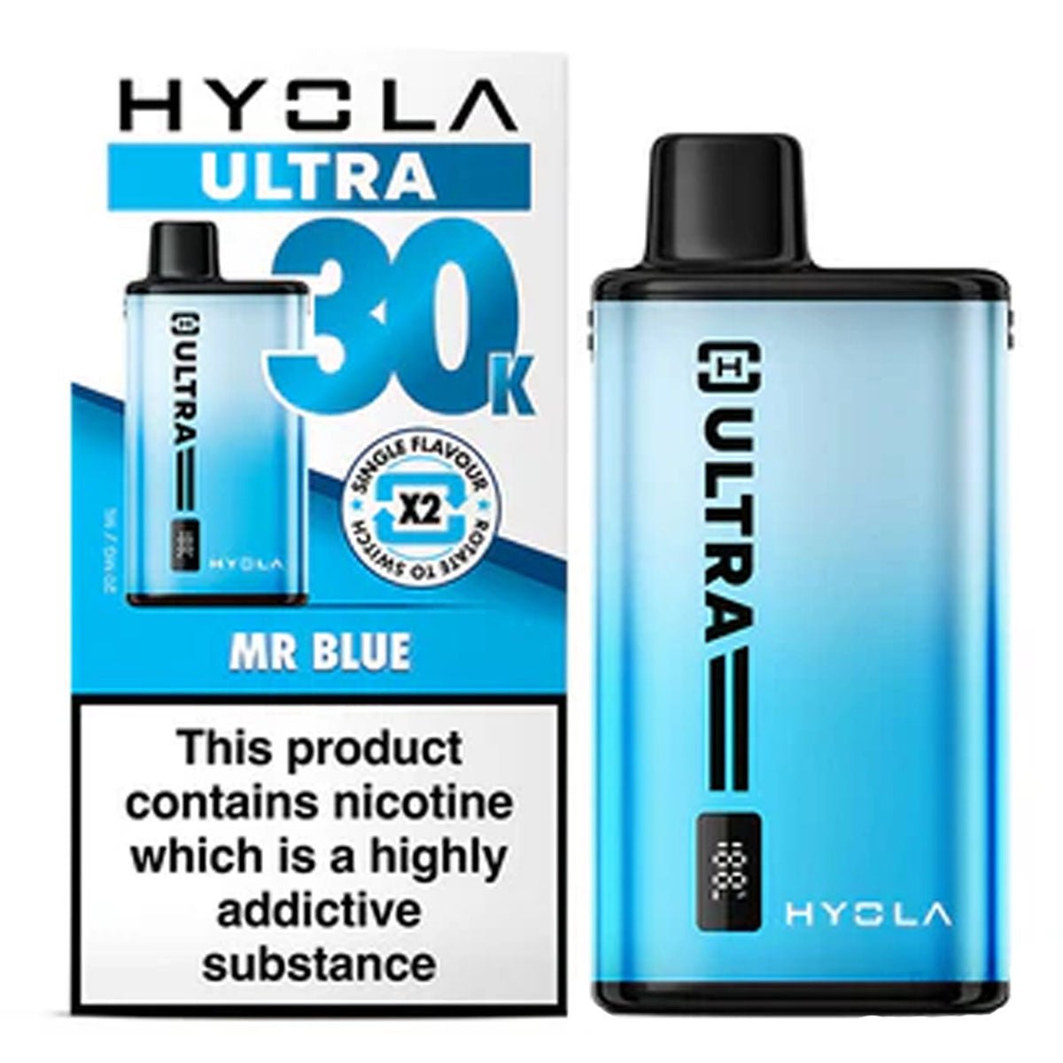 Ultra 30k Rechargeable Pre - Filled Pod Kit by Hyola - Prime Vapes UK