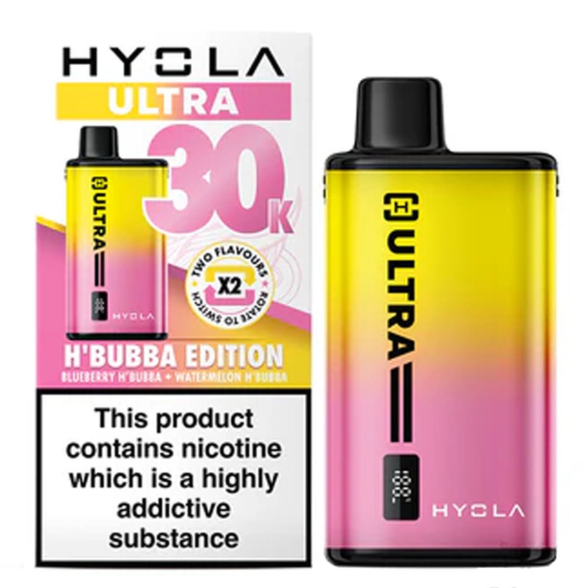 Ultra 30k Rechargeable Pre - Filled Pod Kit by Hyola - Prime Vapes UK