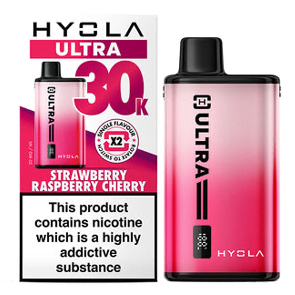 Ultra 30k Rechargeable Pre - Filled Pod Kit by Hyola - Prime Vapes UK