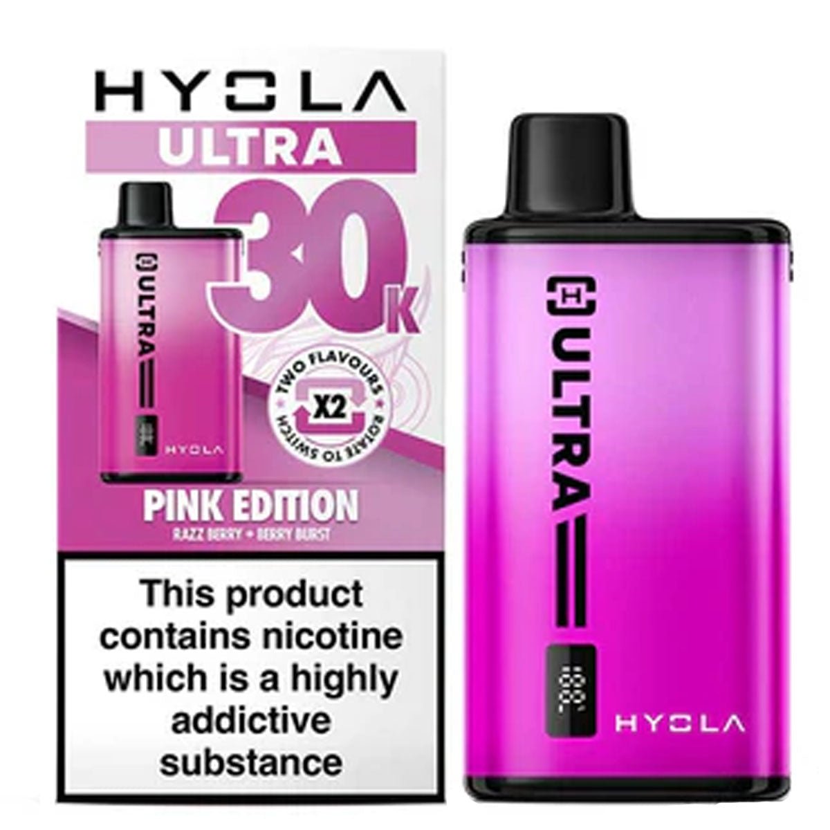 Ultra 30k Rechargeable Pre - Filled Pod Kit by Hyola - Prime Vapes UK