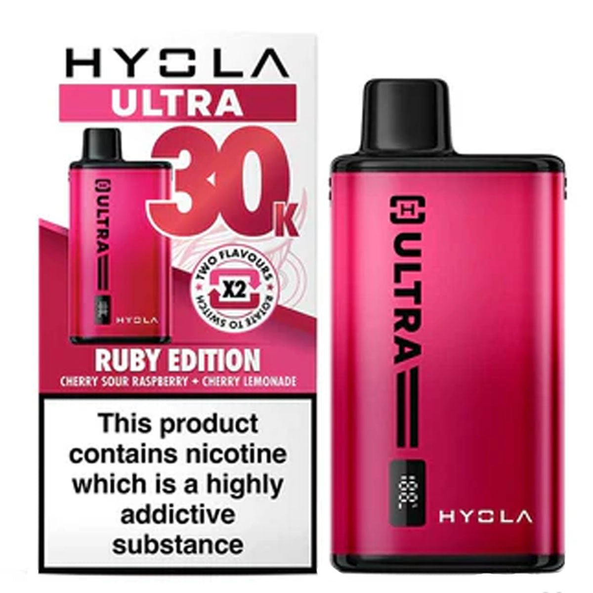 Ultra 30k Rechargeable Pre - Filled Pod Kit by Hyola - Prime Vapes UK