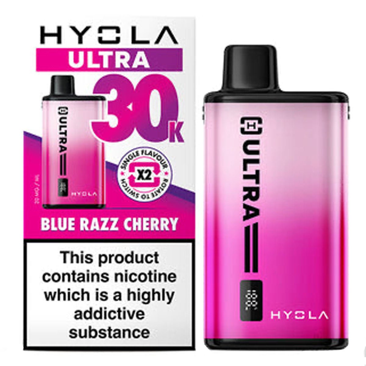 Ultra 30k Rechargeable Pre - Filled Pod Kit by Hyola - Prime Vapes UK