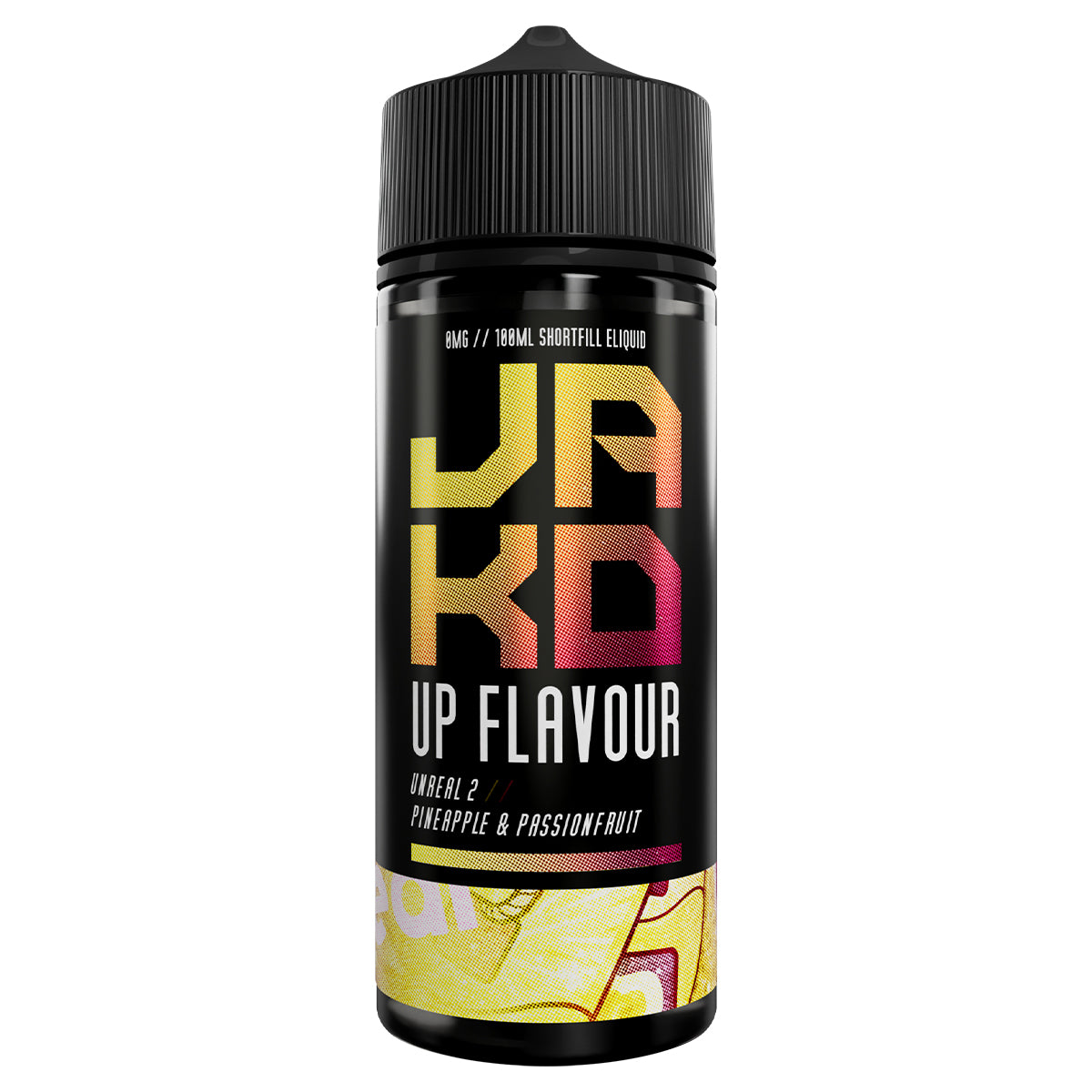 unreal 2 pineapple passionfruit 100ml Shortfill vape juice by jakd