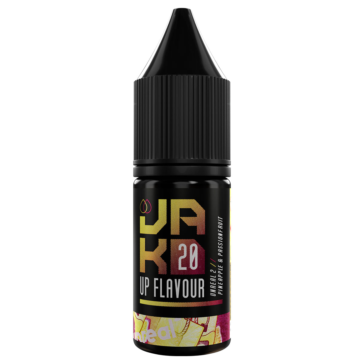 unreal 2 pineapple passionfruit 10ml nic salt vape juice by jakd - prime vapes uk