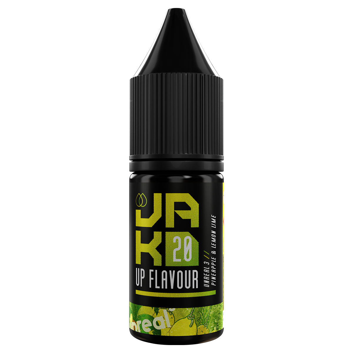 unreal 3 pineapple lemon lime 10ml nic salt vape juice by jakd - prime vapes uk