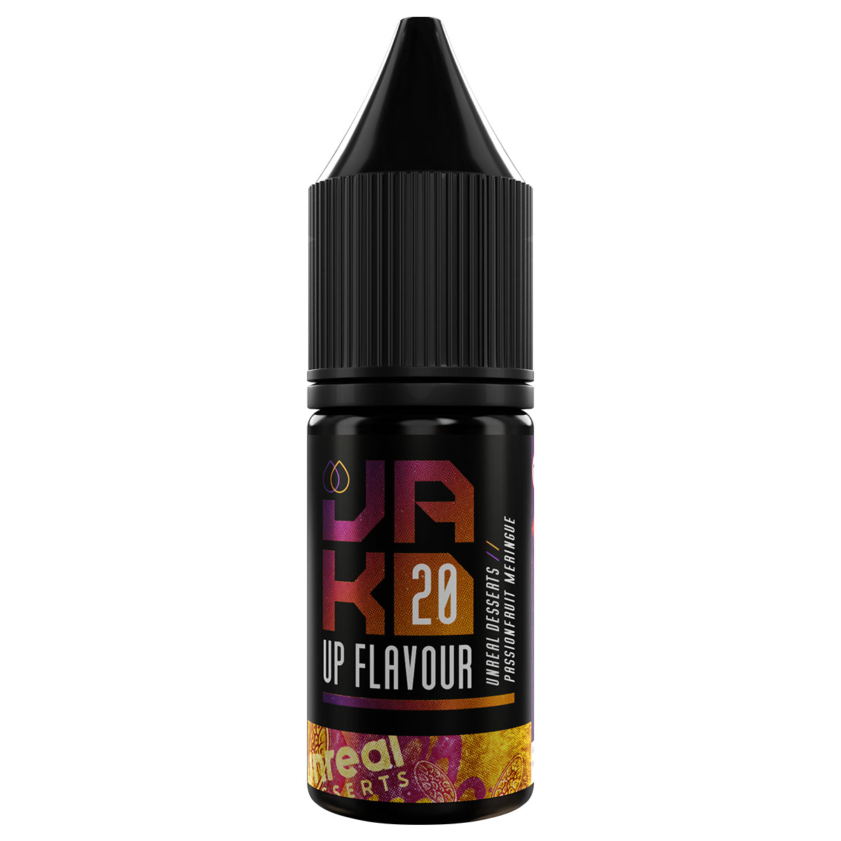 unreal desserts passionfruit meringue 10ml nic salt vape juice by jakd - prime vapes uk