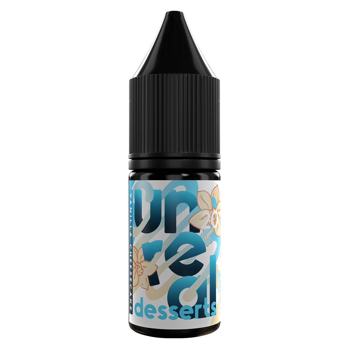 vanilla cheesecake 10ml nicotine salt e-liquid by unreal desserts