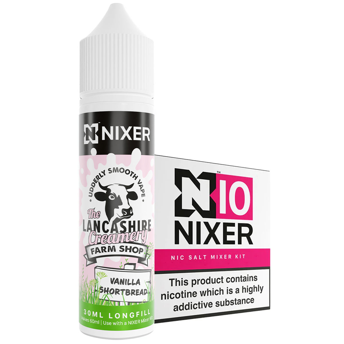 Vanilla Shortbread 30ml Longfill Concentrate By Nixer x Lancashire Creamery