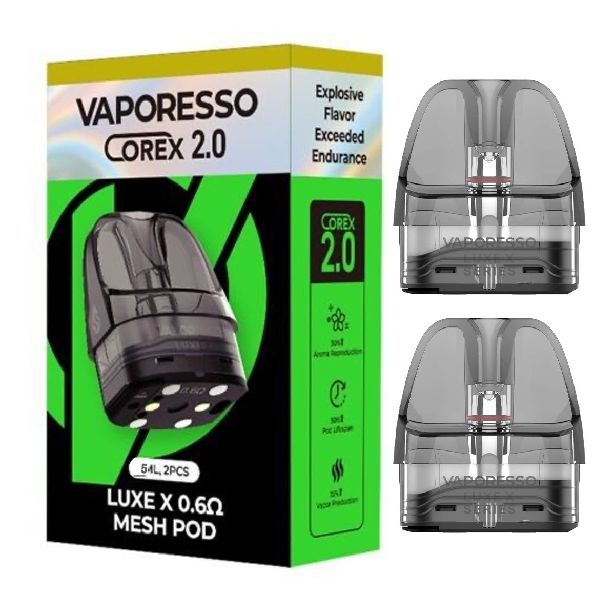 Vaporesso Luxe X Corex 2.0 5ml XL Replacement Pods - 2 Pack Prime Vapes UK Vaporesso Luxe X Corex 2.0 5ml XL Replacement Pods - 2 Pack Prime Vapes UK