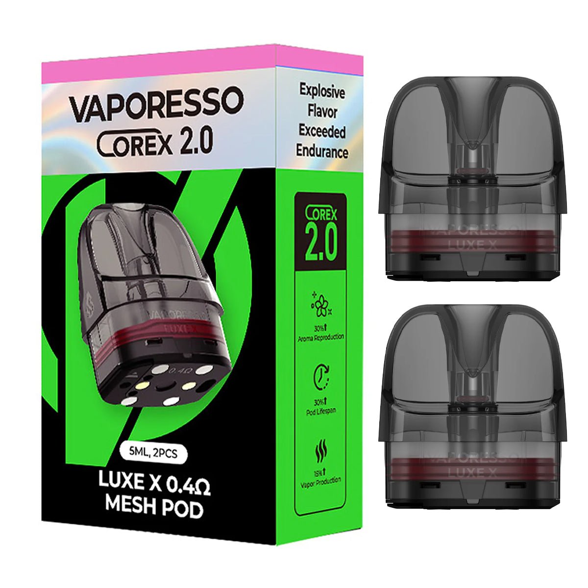 Vaporesso Luxe X Corex 2.0 5ml XL Replacement Pods - 2 Pack Prime Vapes UK Vaporesso Luxe X Corex 2.0 5ml XL Replacement Pods - 2 Pack Prime Vapes UK