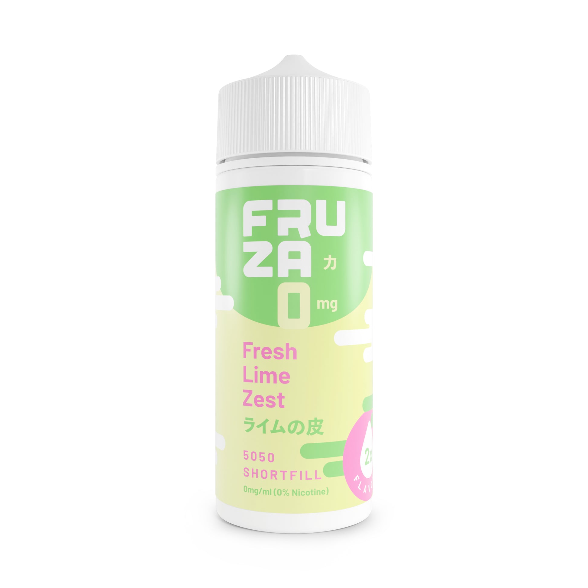 fresh lime zest 100ml shortfill vape juice by fruza