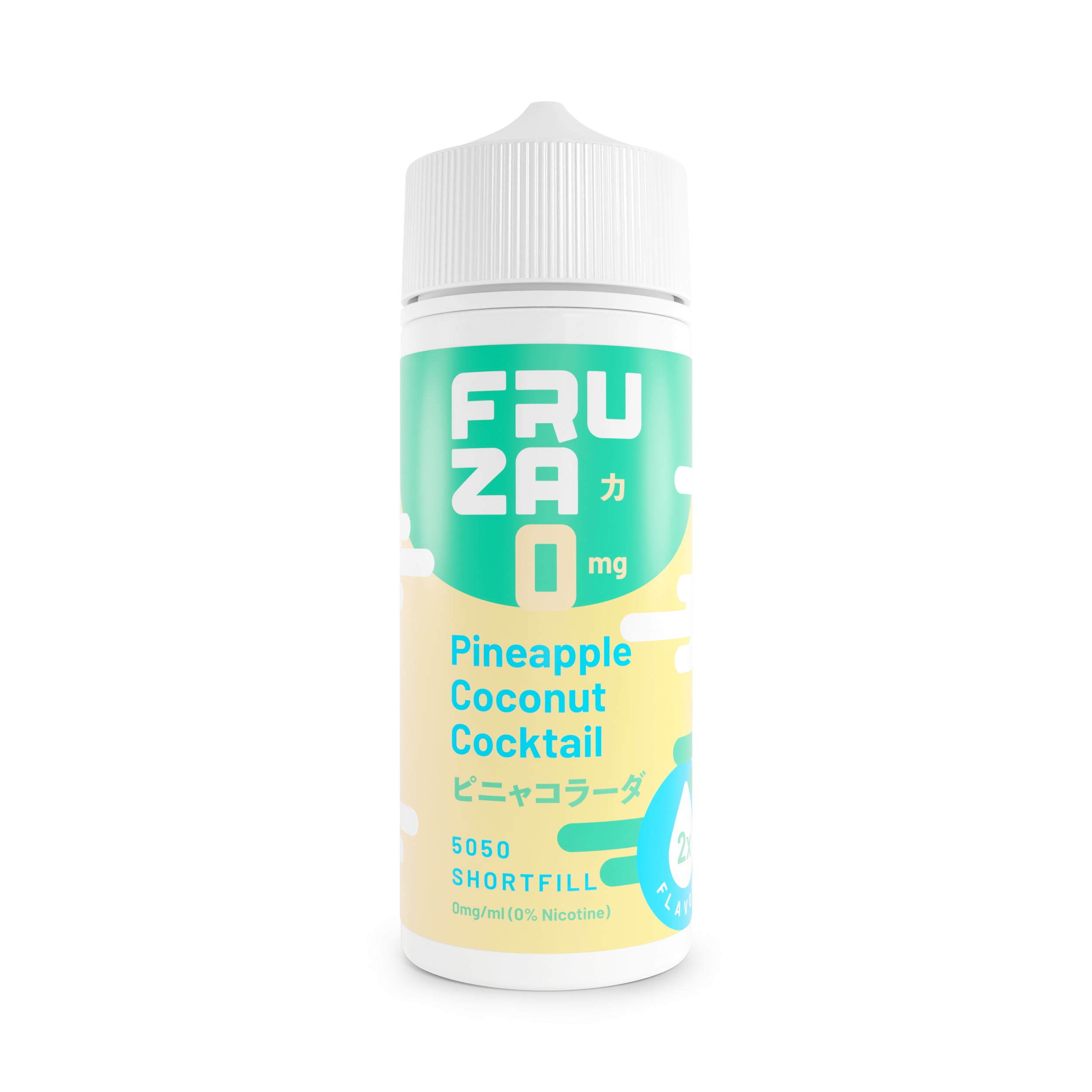pineapple coconut cocktail 100ml shortfill vape juice by fruza