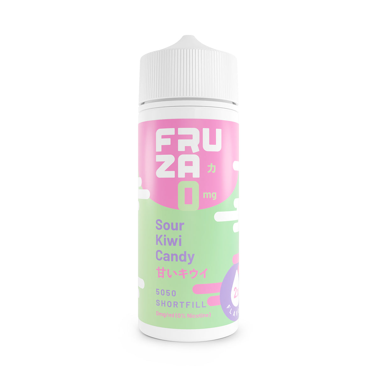 Sour kiwi candy 100ml shortfill vape juice by fruza