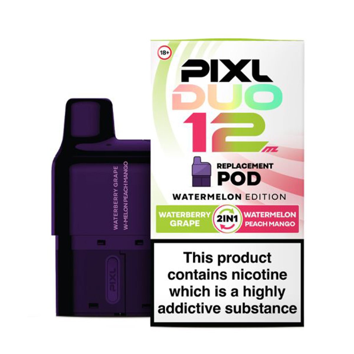 Watermelon Edition Prefilled Pods by PIXL Duo - Prime Vapes UK