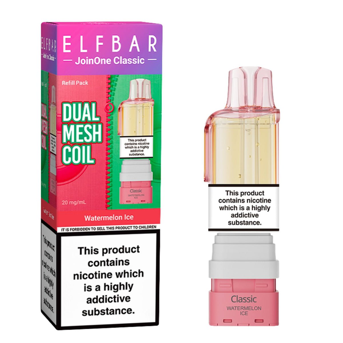 Watermelon Ice JoinOne15 Pre - filled Pod by Elf Bar - Prime Vapes UK