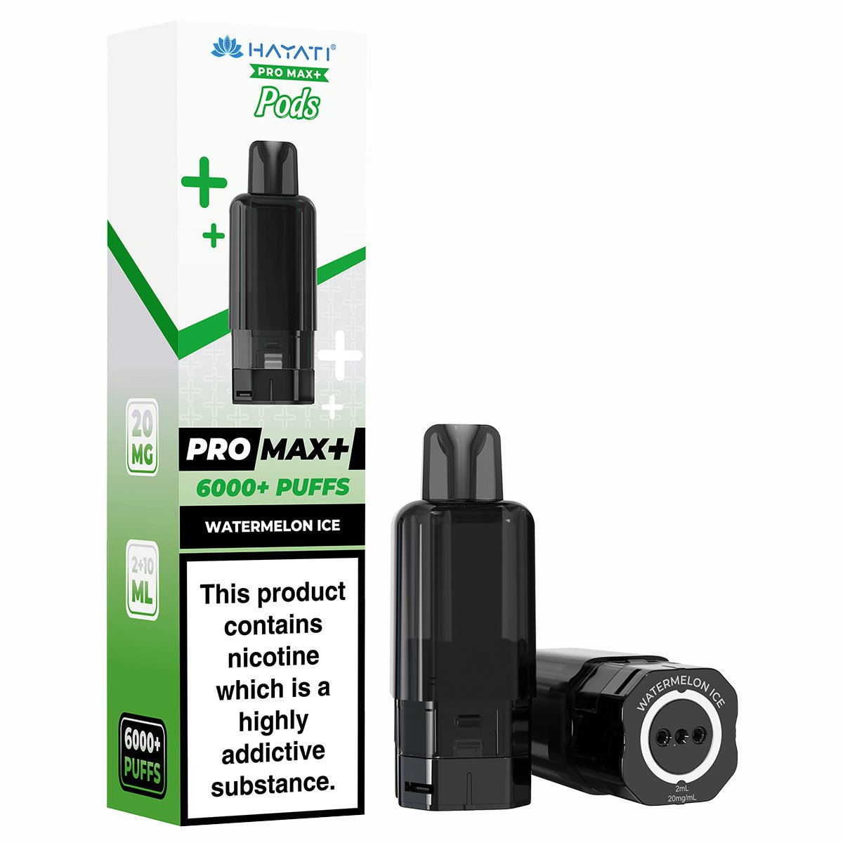 Watermelon Ice Pro Max Plus 6k Prefilled Pod by Hayati - Prime Vapes UK