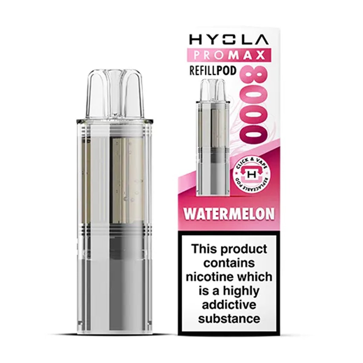 Watermelon Pro Max 8000 Prefilled Pod by Hyola - Prime Vapes UK