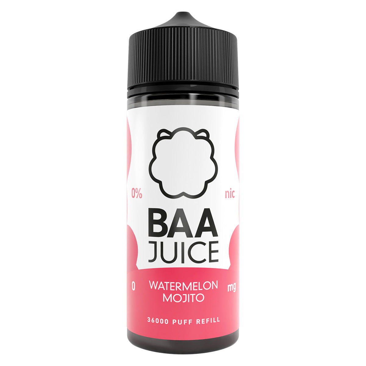 watermelon mojito 100ml vape juice by baa juice - prime vapes uk