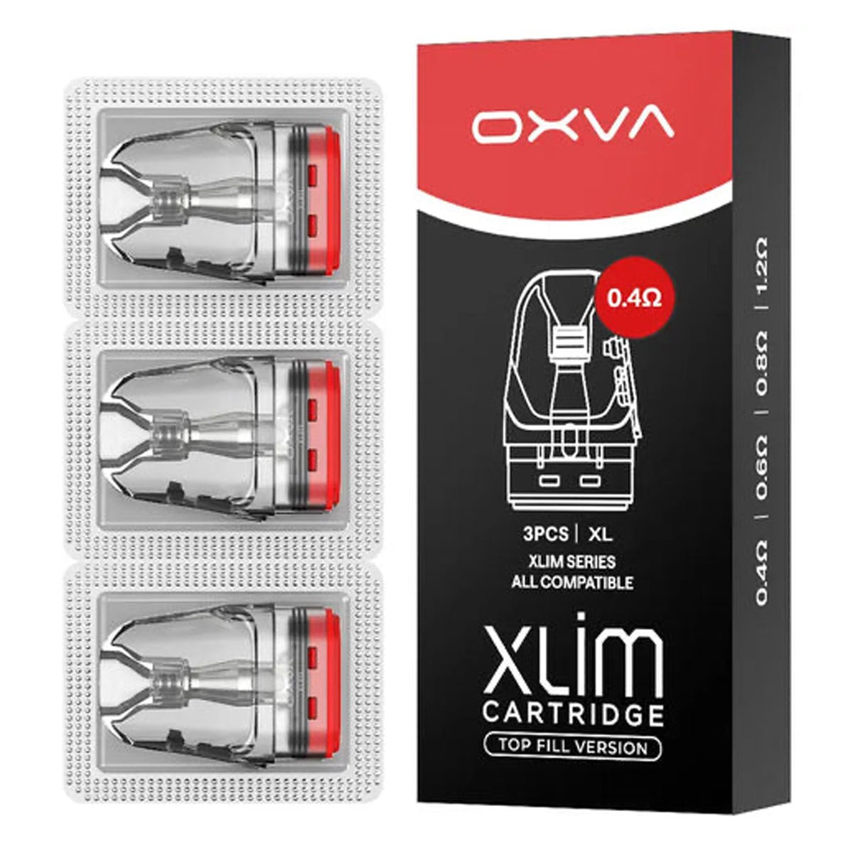 Xlim V3 XL Top Fill Replacement Pods By Oxva - Prime Vapes UK