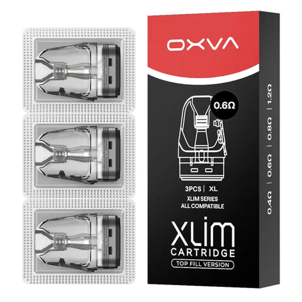 Xlim V3 XL Top Fill Replacement Pods By Oxva - Prime Vapes UK