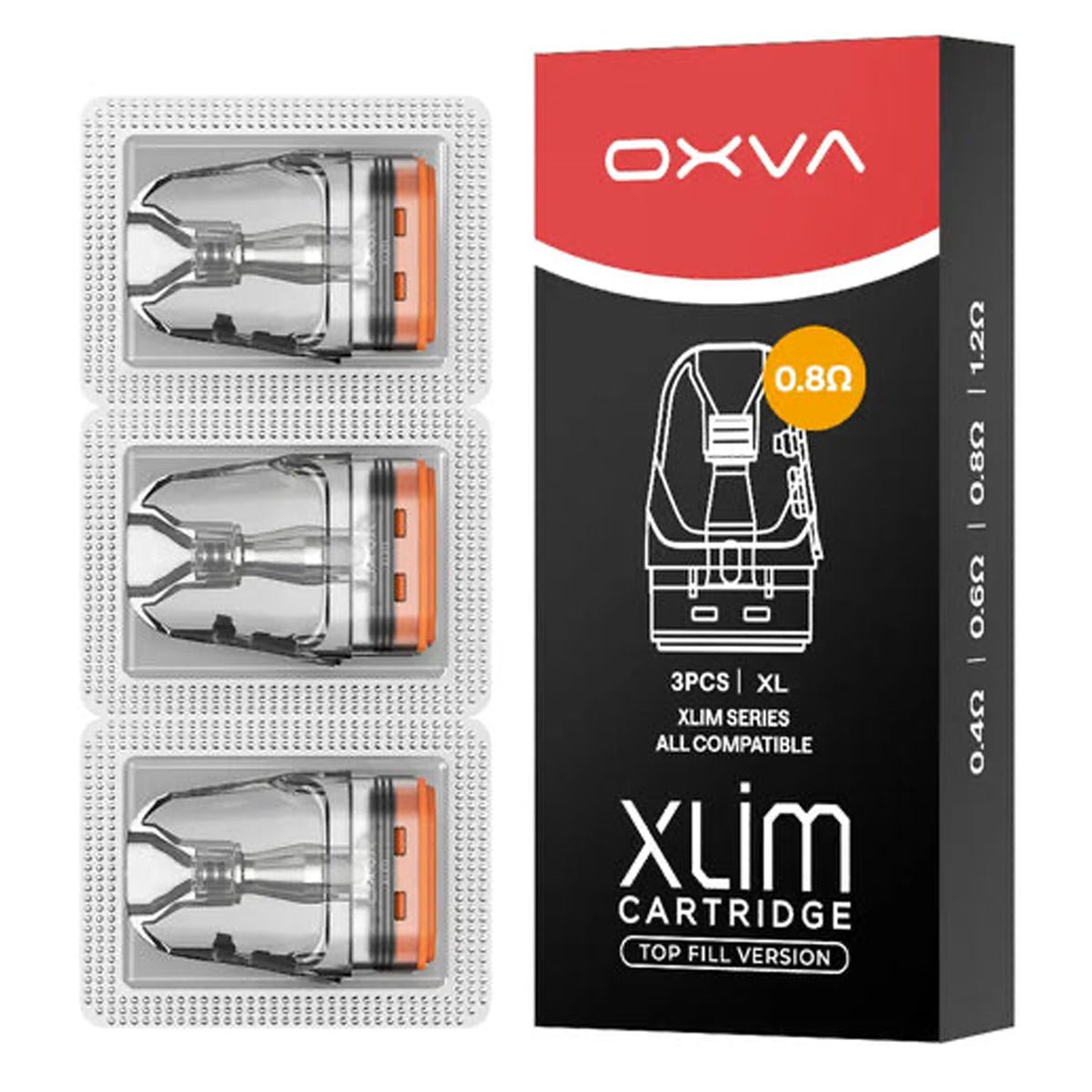 Xlim V3 XL Top Fill Replacement Pods By Oxva - Prime Vapes UK