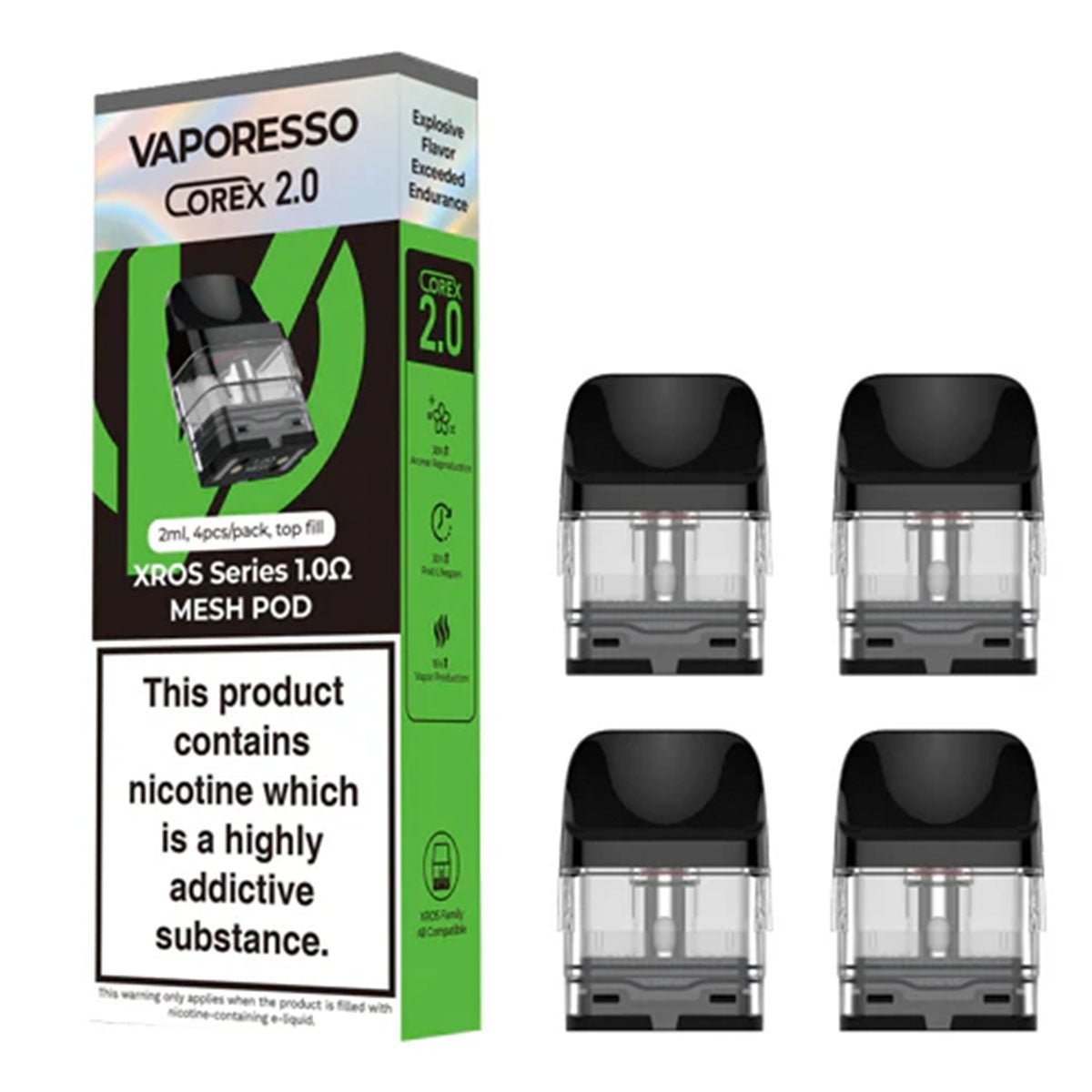 Xros Corex 2.0 Replacement Pods By Vaporesso - Prime Vapes UK