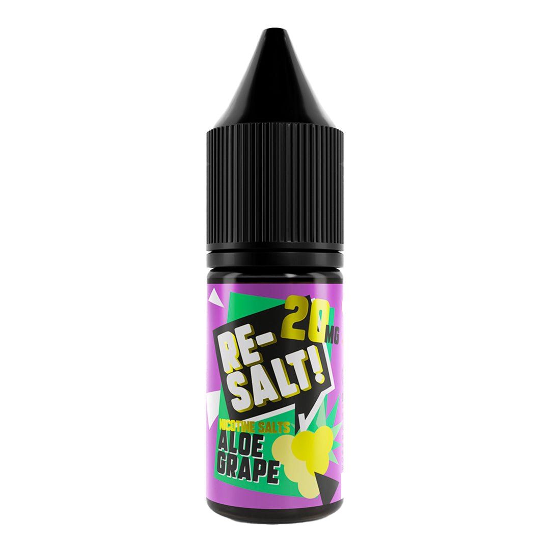 Aloe Grape 10ml Nic Salt E-liquid By Re-Salt - Prime Vapes UK