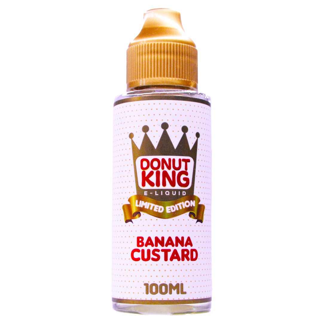 Banana Custard Donut 100ml Shortfill E-liquid By Donut King - Prime Vapes UK