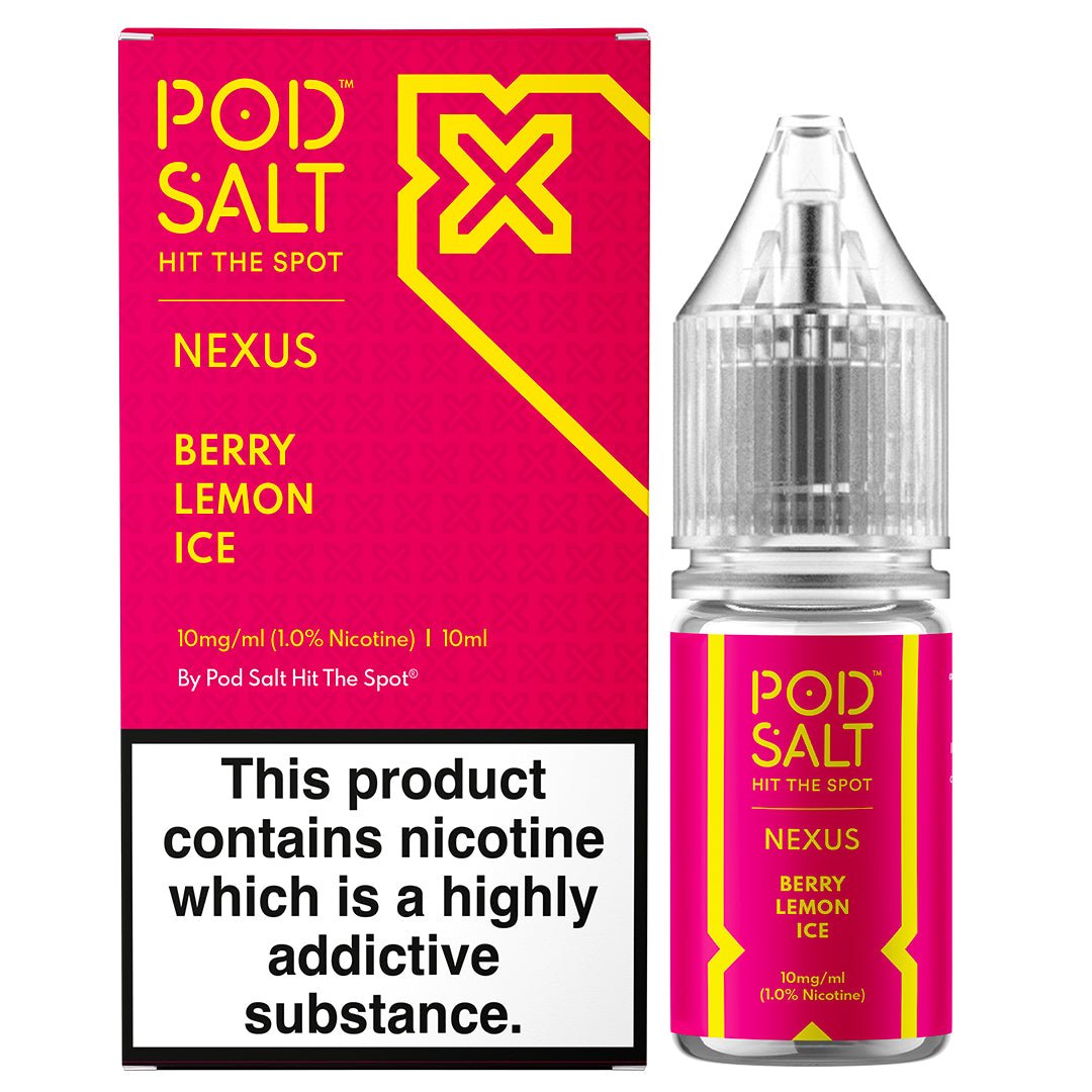 Berry Lemon Ice 10ml Nic Salt By Pod Salt Nexus - Prime Vapes UK