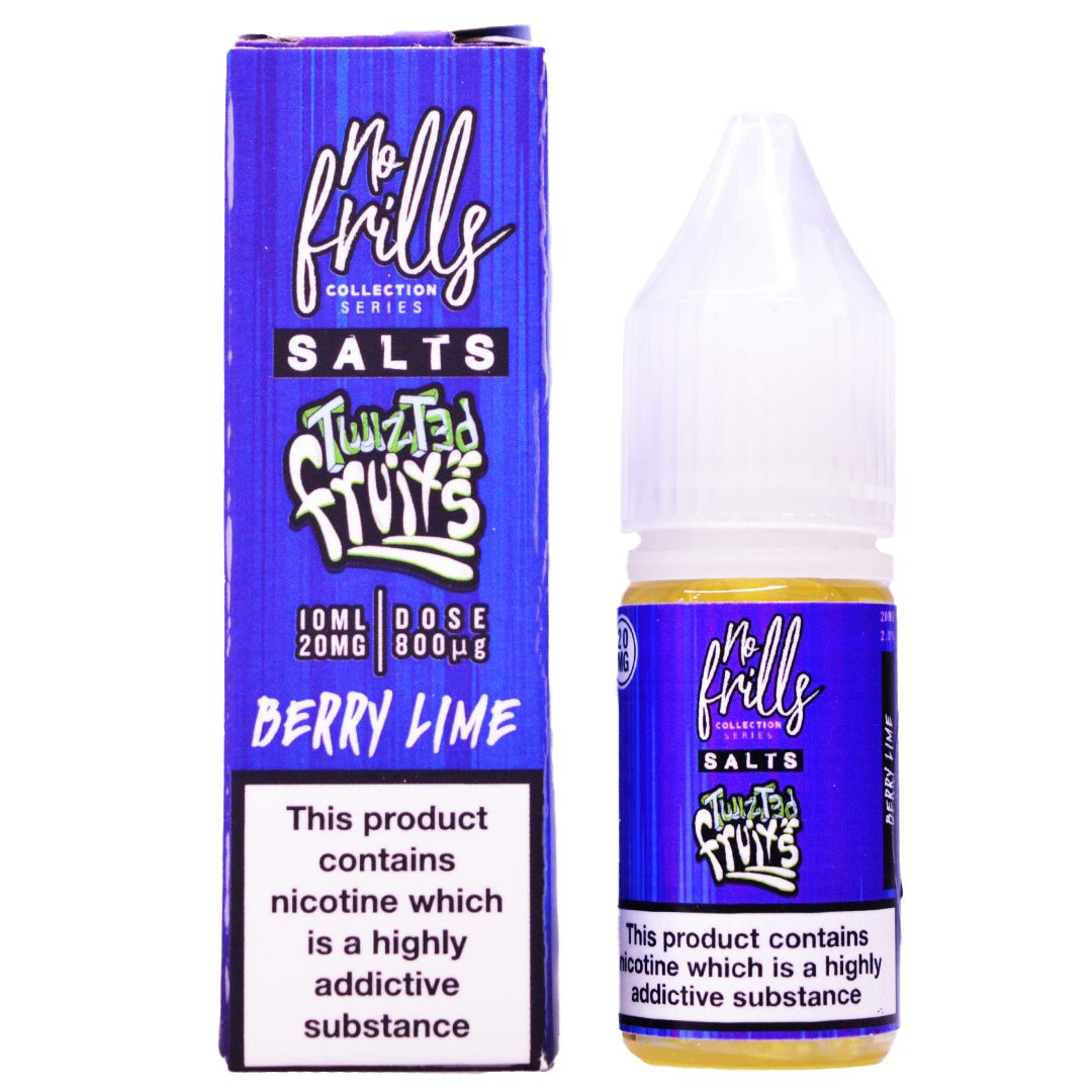 Berry Lime 10ml Nic Salt By No Frills Twisted Fruits - Prime Vapes UK