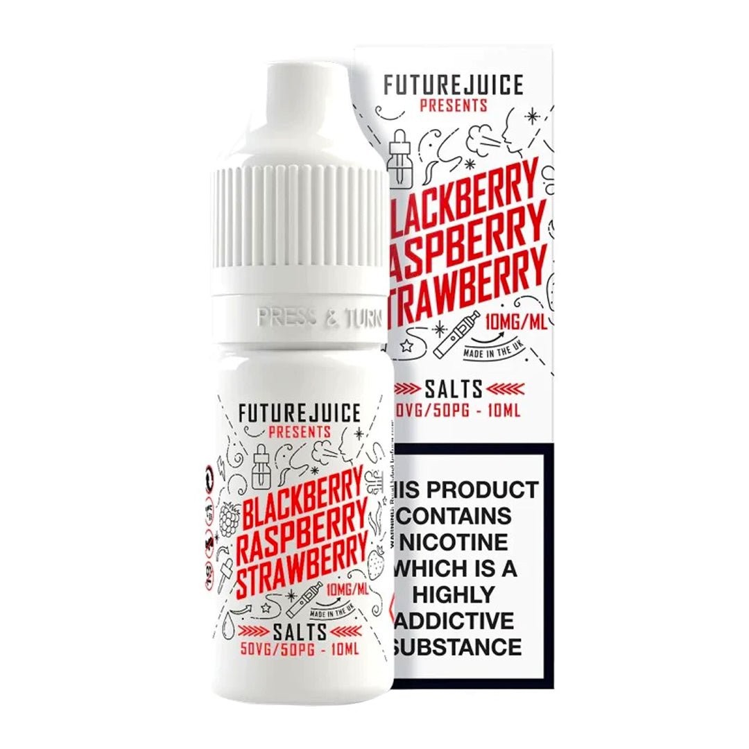 Blackberry Raspberry Strawberry 10ml Nic Salt E-liquid By Future Juice - Prime Vapes UK