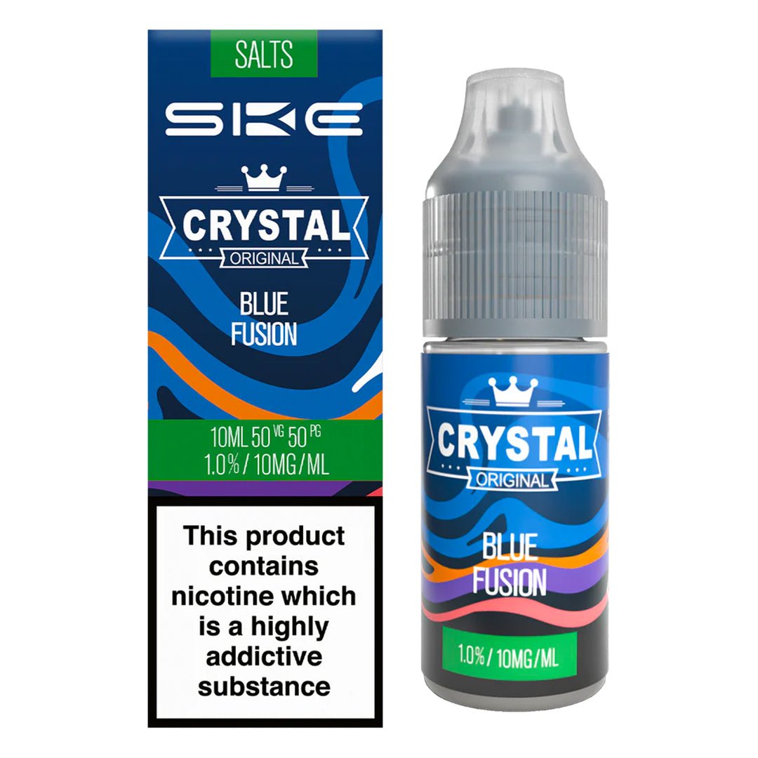 Blue Fusion 10ml Nic Salt E-liquid By SKE Crystal Bar Salts - Prime Vapes UK