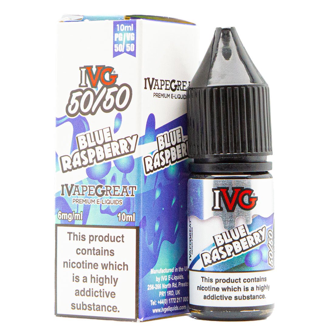 Blue Raspberry 10ml E Liquid By IVG - Prime Vapes UK