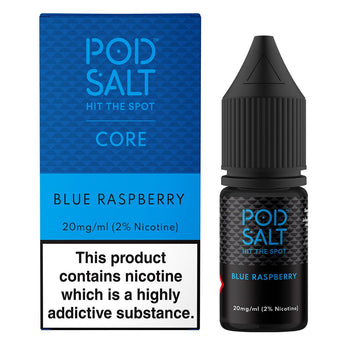 Blue Raspberry 10ml Nic Salt By Pod Salt - Prime Vapes UK
