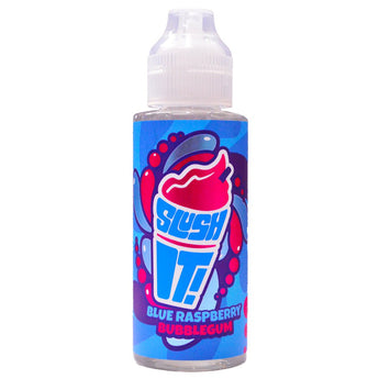 Blue Raspberry Bubblegum Slush 100ml Shortfill E-liquid By Slush It - Prime Vapes UK