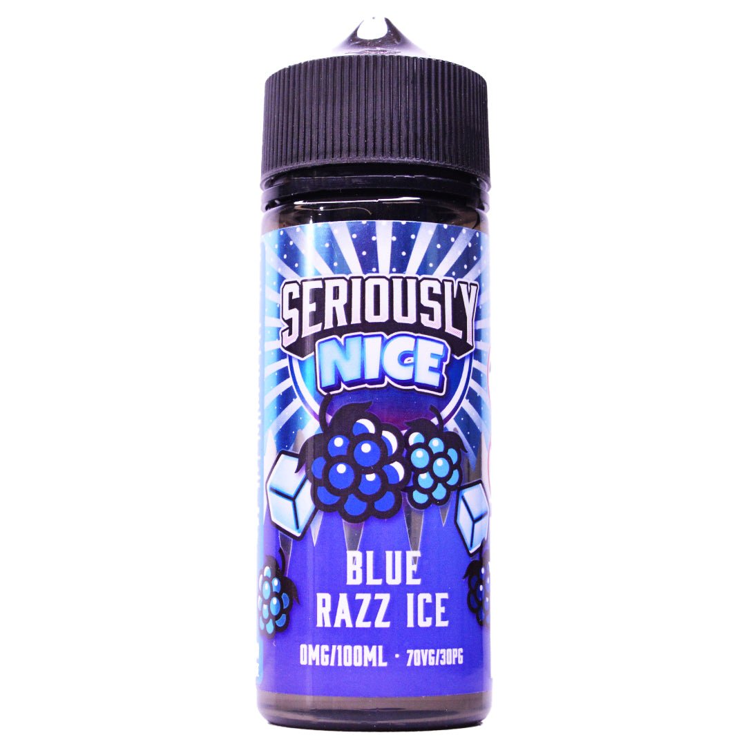Blue Razz Ice 100ml Shortfill E-liquid By Seriously Nice - Prime Vapes UK