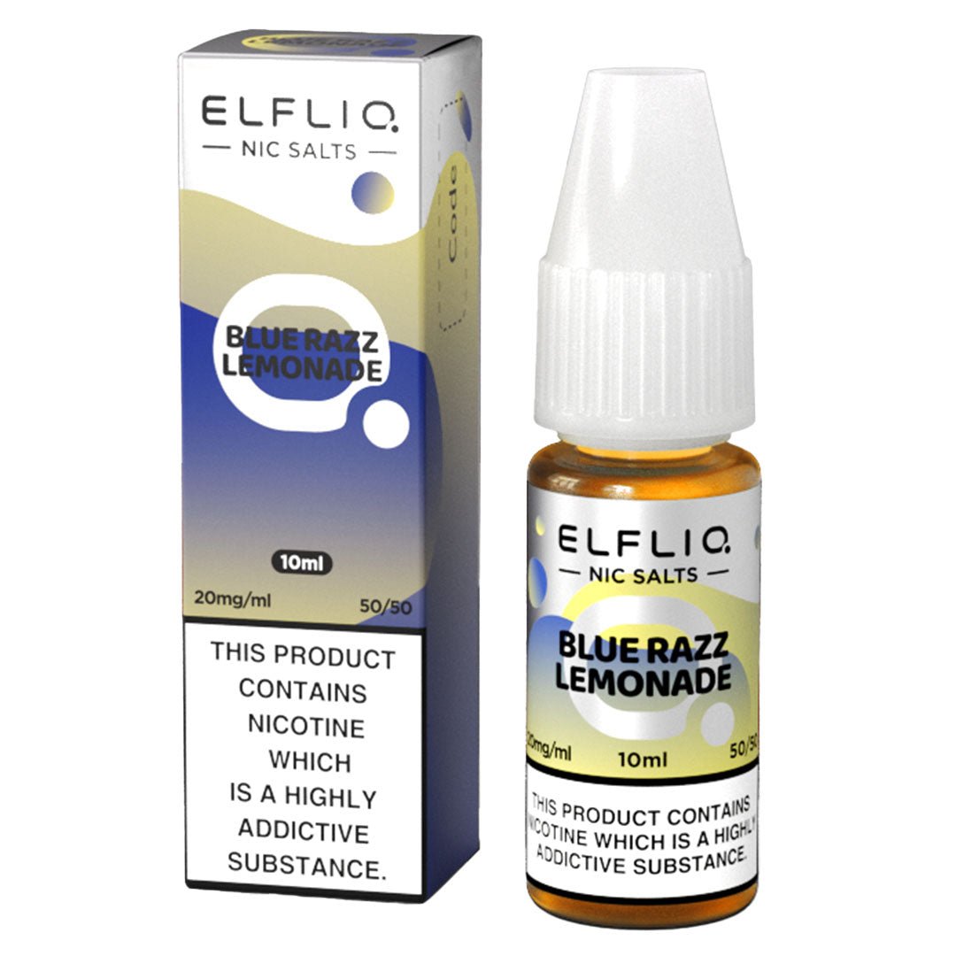 Blue Razz Lemonade 10ml Nic Salt By Elf Bar Elfliq - Prime Vapes UK