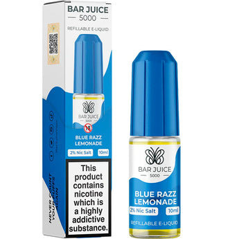 Blue Razz Lemonade 10ml Nic Salt E-liquid By Bar Juice 5000 - Prime Vapes UK