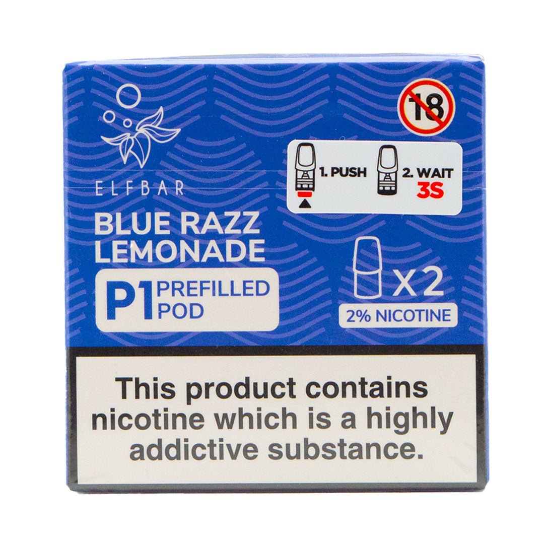 Blue Razz Lemonade P1 Prefilled Pod by Elf Bar Mate 500 - Prime Vapes UK