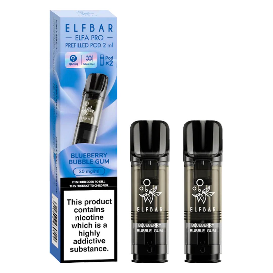 Blueberry Bubblegum Elfa Pro Prefilled Pod by Elf Bar - Prime Vapes UK