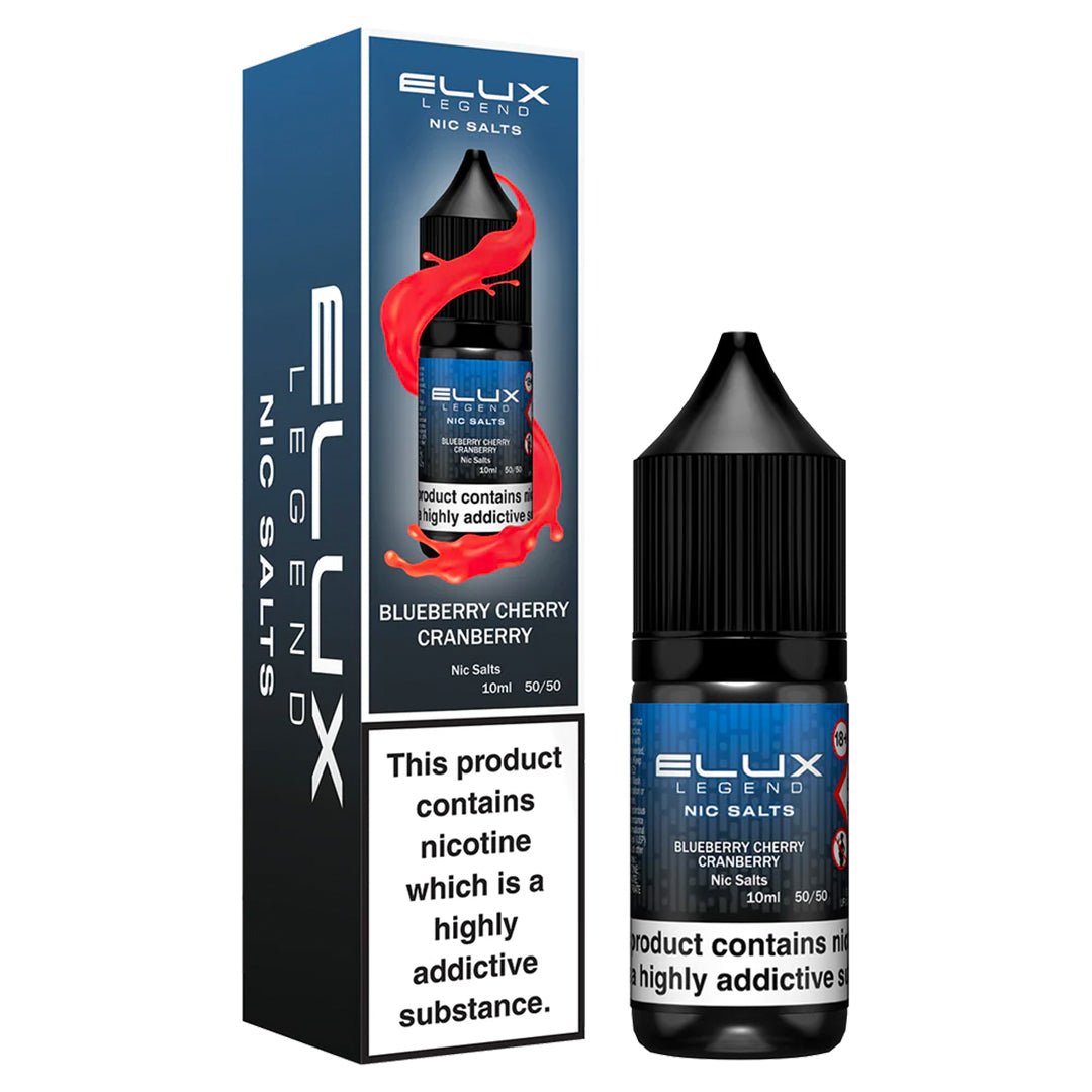 Blueberry Cherry Cranberry 10ml Nic Salt E-liquid By Elux Legend - Prime Vapes UK