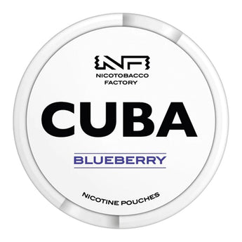 Blueberry Nicotine Pouches By Cuba White - Prime Vapes UK