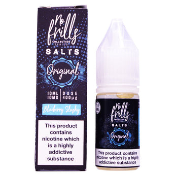 Blueberry Slushy 10ml Nic Salt By No Frills - Prime Vapes UK