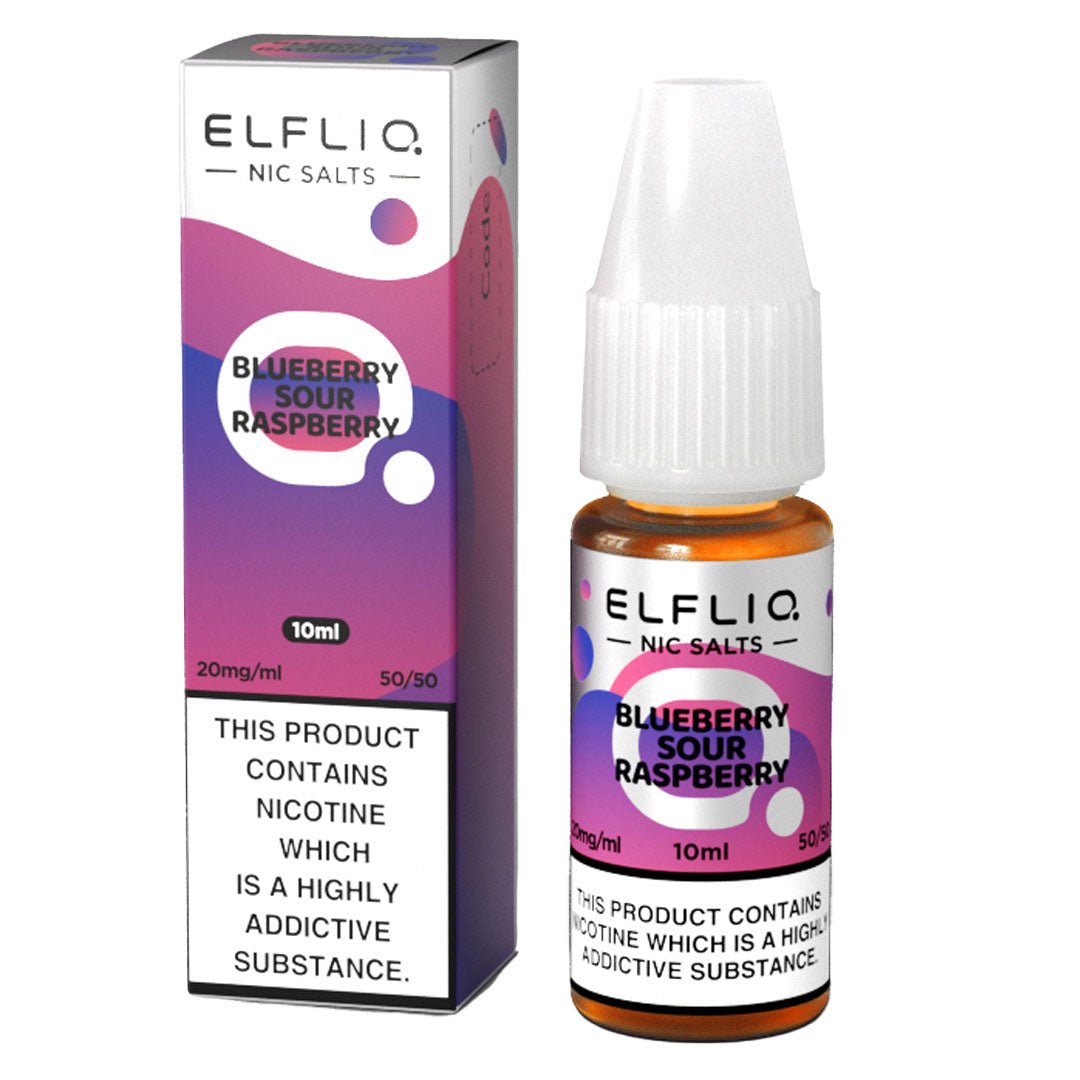 Blueberry Sour Raspberry 10ml Nic Salt By Elf Bar Elfliq - Prime Vapes UK