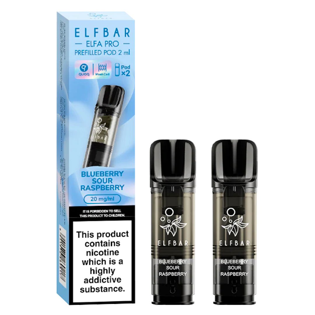 Blueberry Sour Raspberry Elfa Pro Prefilled Pod by Elf Bar – Prime Vapes UK