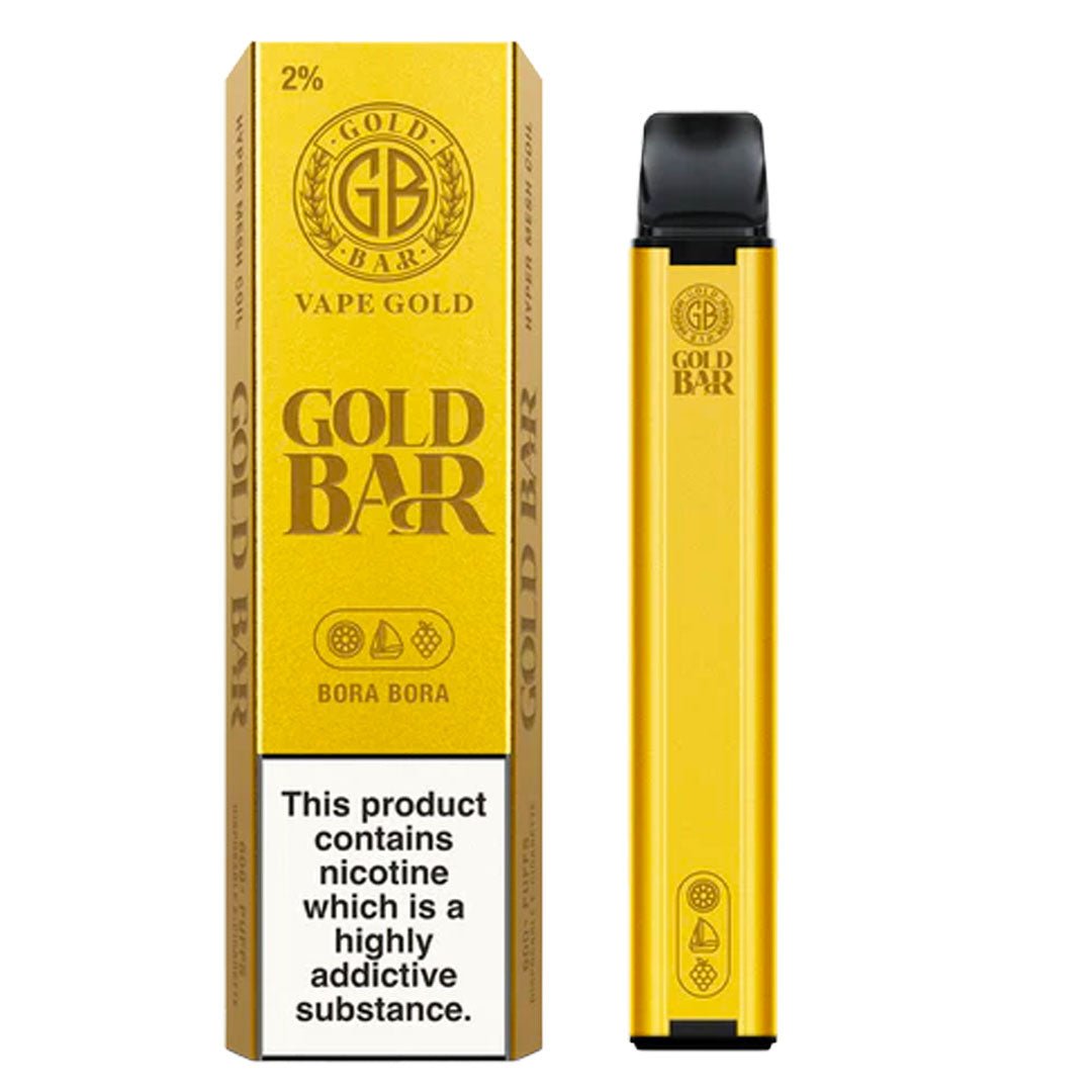 Bora Bora Disposable Vape by Gold Bar - Prime Vapes UK