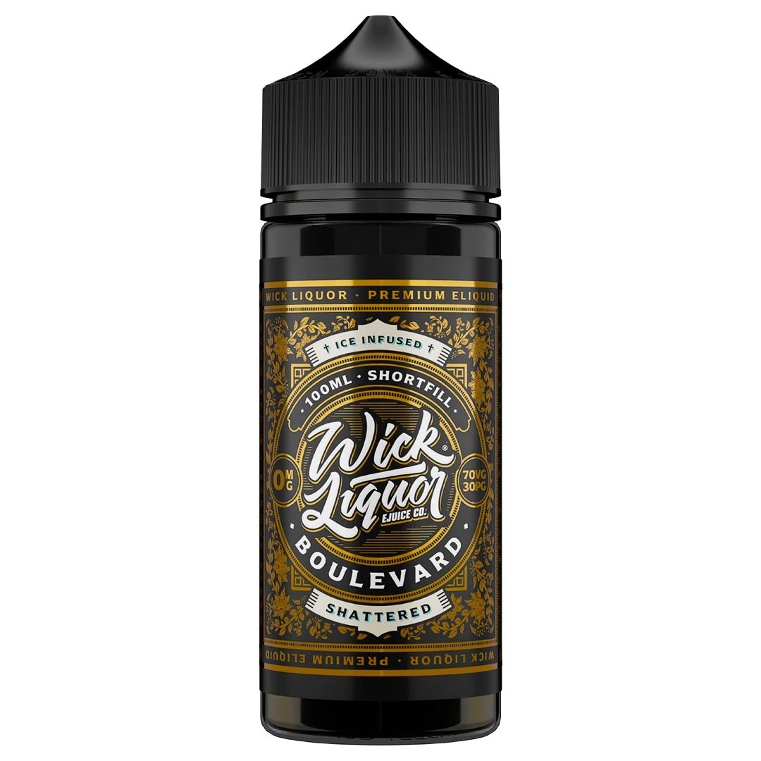 Boulevard Shattered 100ml Shortfill By Wick Liquor - Prime Vapes UK